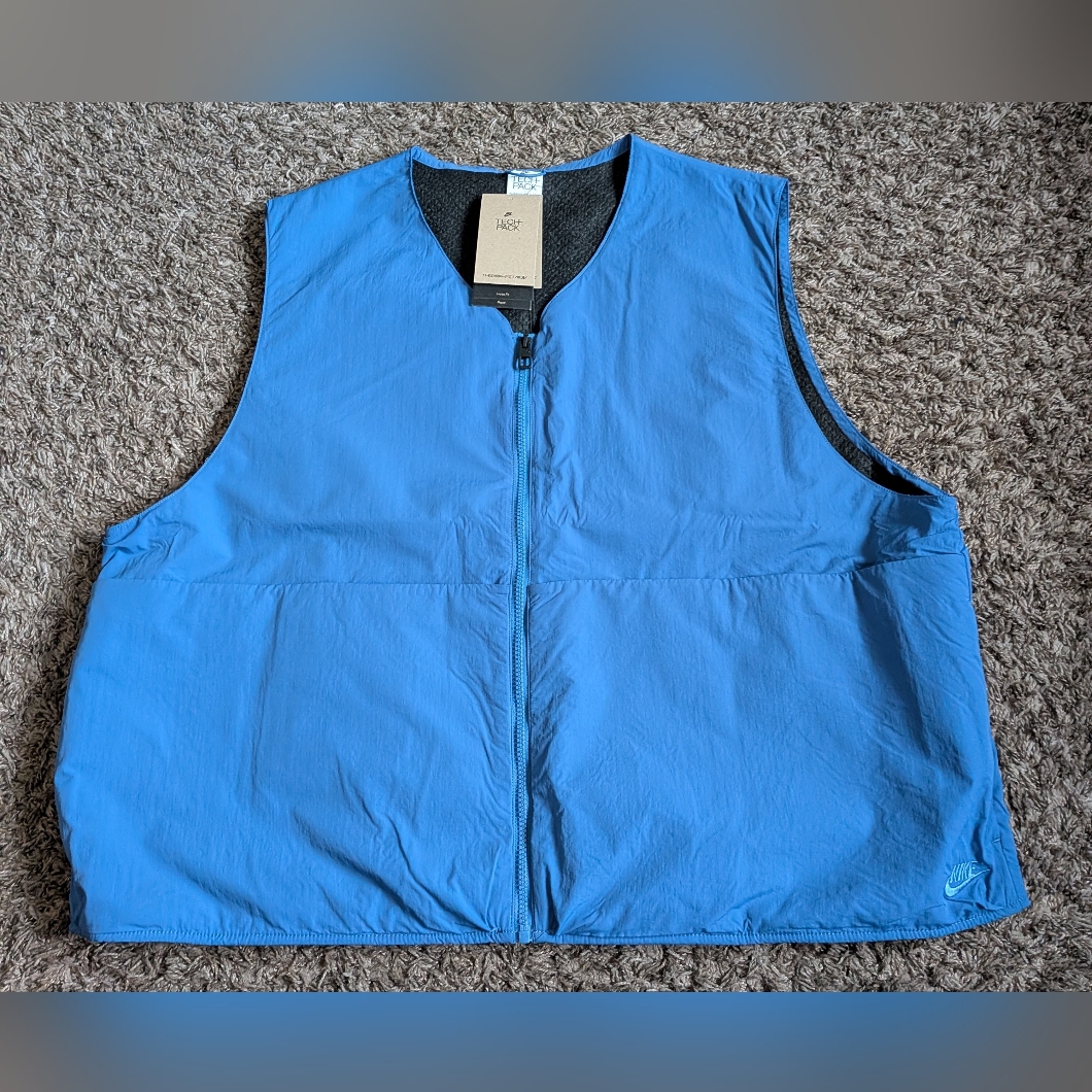 Nwt Nike Therma-Fit Adv Tech Pack Blue Full Zip Vest Men's Xxl